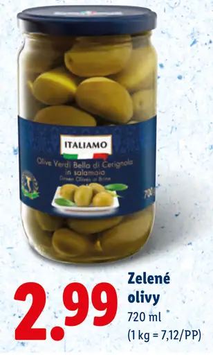 Italiamo Zelené olivy