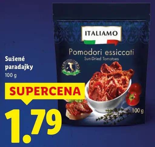 Italiamo Sušené paradajky
