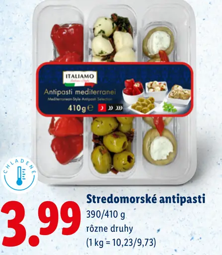 ITALIAMO Stredomorské antipasti