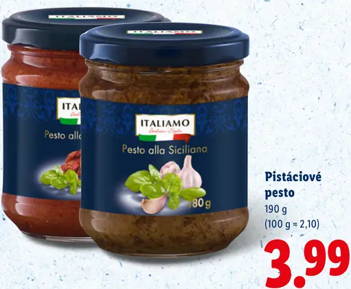 Italiamo Pistáciové pesto