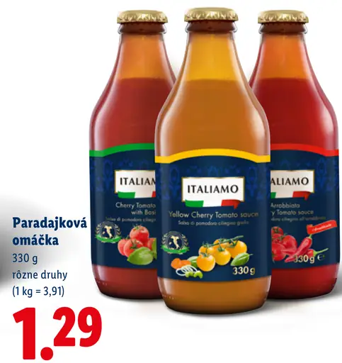 Italiamo Paradajková omáčka
