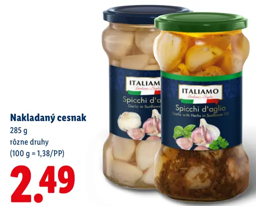 Italiamo Nakladaný cesnak