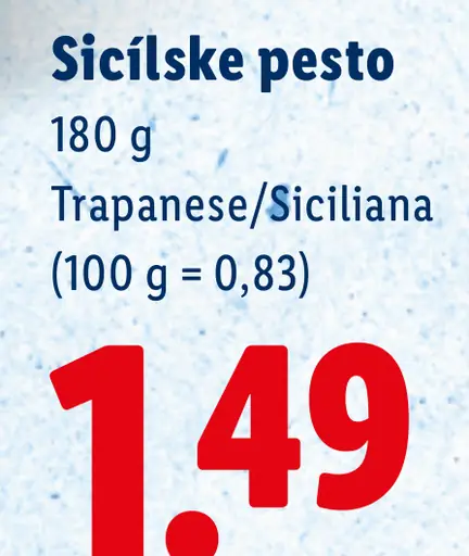 Italiamo Sicílske pesto