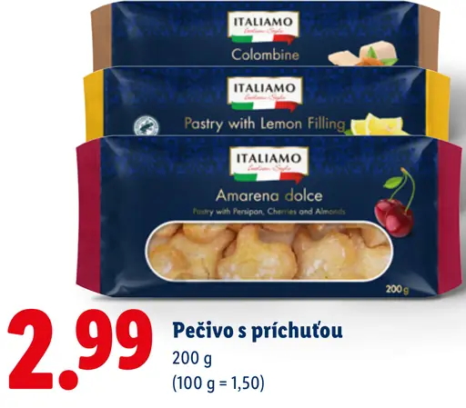 Italiamo Pečivo s príchuťou