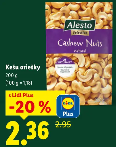 Alesto Kešu oriešky