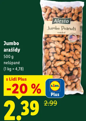 Alesto Jumbo arašidy