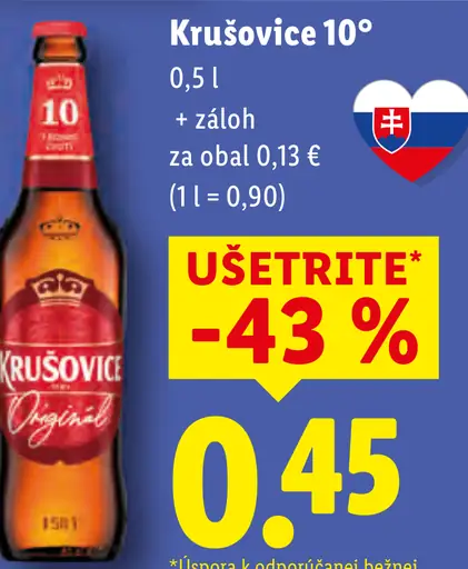 Krušovice plechovka