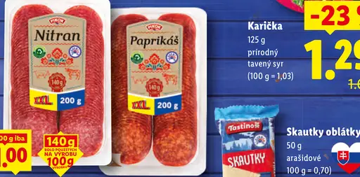 Nitran/Paprikáš saláma