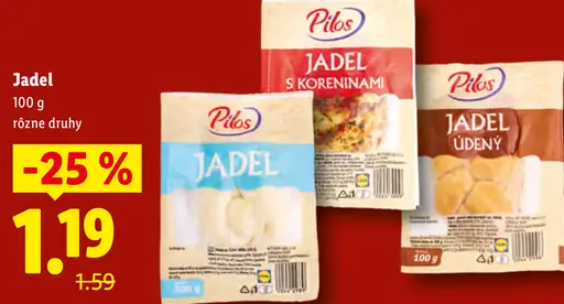 Pilos Jadel rôzne druhy