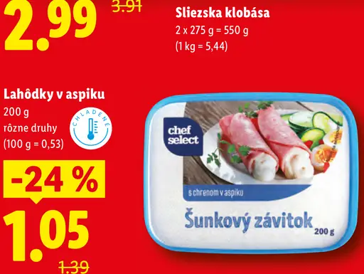 Chef Select Šunkový závíok s chrenovým aspikom