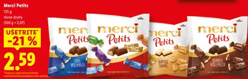 Merci Petits rôzne druhy
