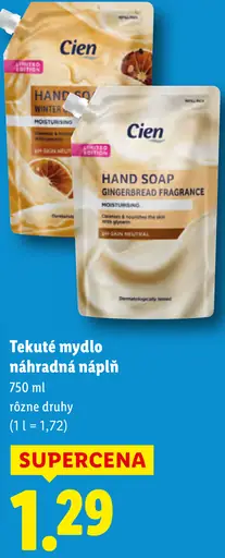 Cien tekuté mydlo náhradná náplň