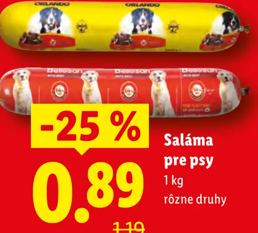 Saláma pre psy