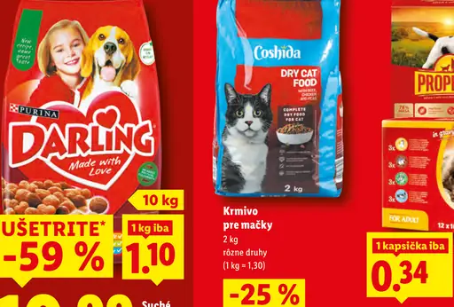 Purina Darling suché krmivo pre psy