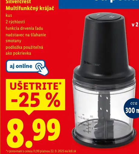 SilverCrest Multifunkčný krájač