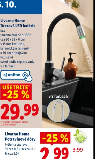 Livarna Home Drezová LED batéria