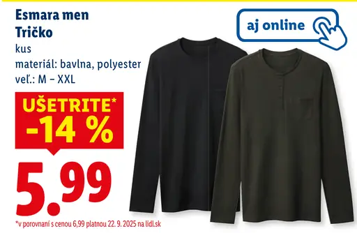 Esmara MEN Tričko