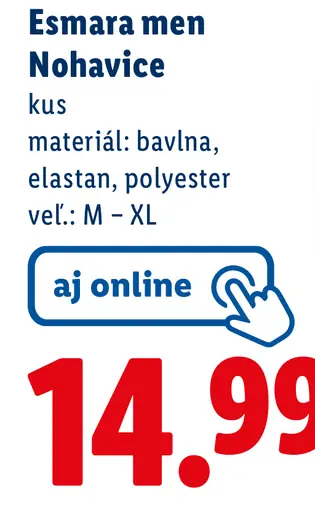 Esmara men Nohavice