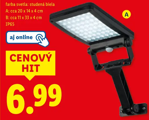 Livarno Home Solárny LED reflektor