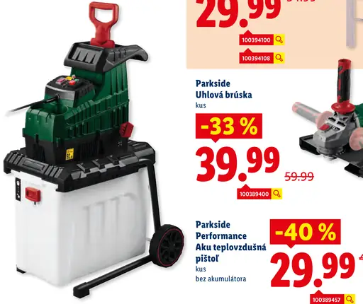 Parkside Performance Aku teplovzdušná pištoľ