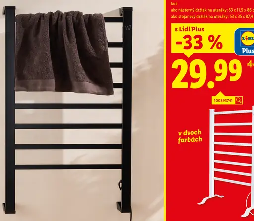 Tronic Elektrický ohrievač uterákov SHH 150 D1
