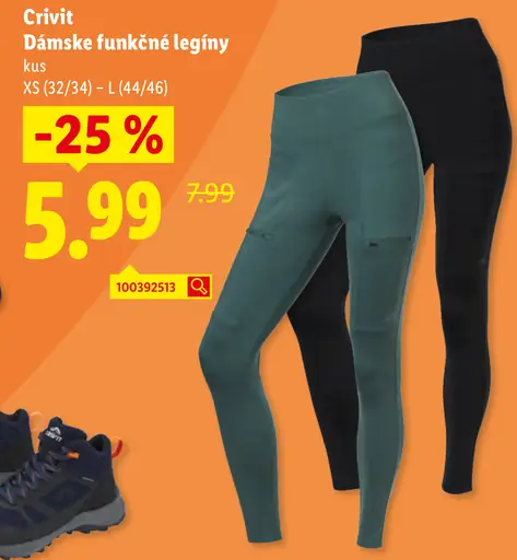 Crivit Dámske funkčné bežecké legíny