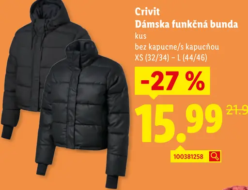 Crivit Dámska funkčná bunda