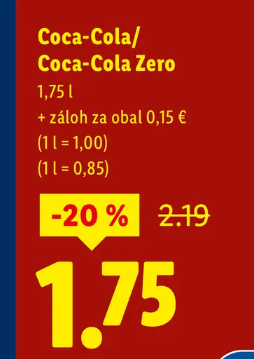 Coca-Cola/Cola Zero/Fanta