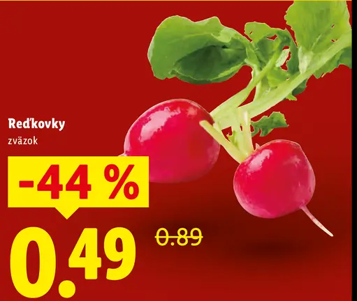 Lidl Reďkovky
