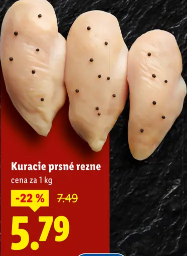 Kuracie prsné rezne