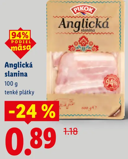 Pikok Anglická slanina