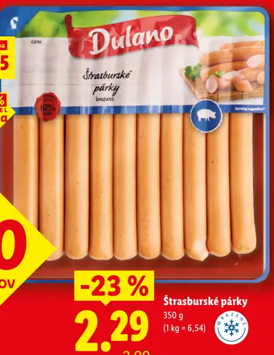 Dulano Štrasburské párky