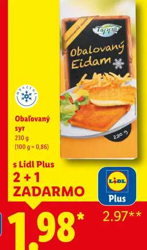 Toppo Obalovaný syr