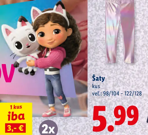 DreamWorks Gabby a jej kúzelný domček - šaty