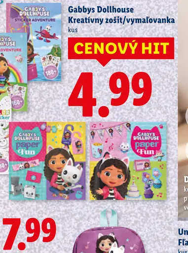 Gabbys Dollhouse Kreatívny zošit/vymalovanka