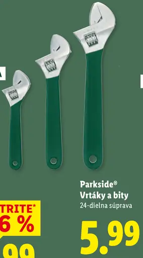 Parkside Vŕtáky a bity