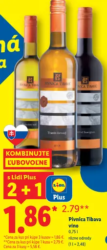 Pivnica Tibava víno