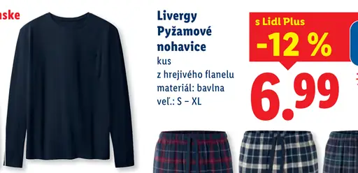 Livergy Pyžamové nohavice