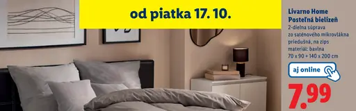 Livarno Home Posteľná bielizeň