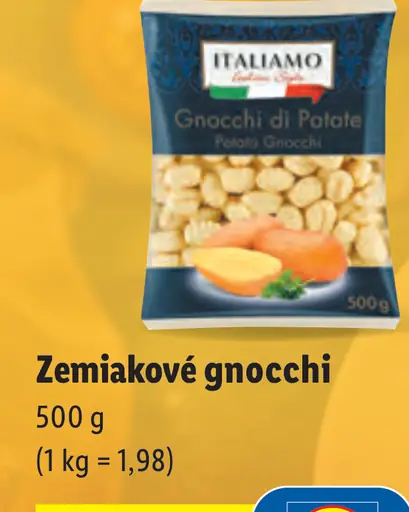 Italiamo Zemiakové gnocchi