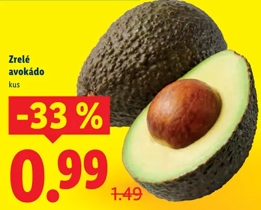 Zrelé avokádo