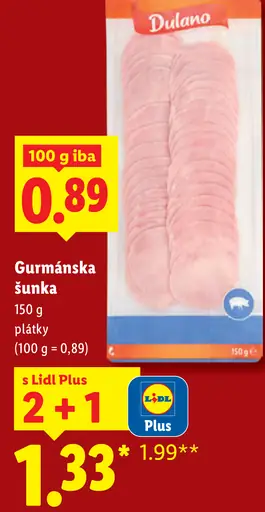 Dulano Gurmánska šunka