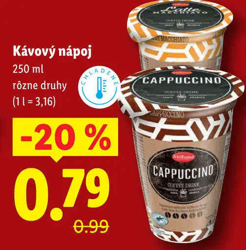 Kávový nápoj Cappuccino