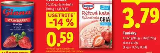 Dr. Oetker ryžová kaša