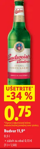 Budvar plechovka