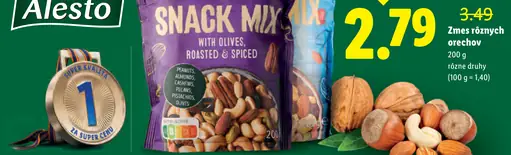 Alesto Snack Mix with olives, roasted & spiced