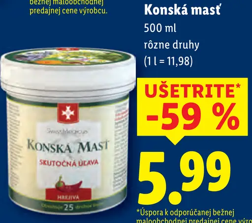 Koňská masť