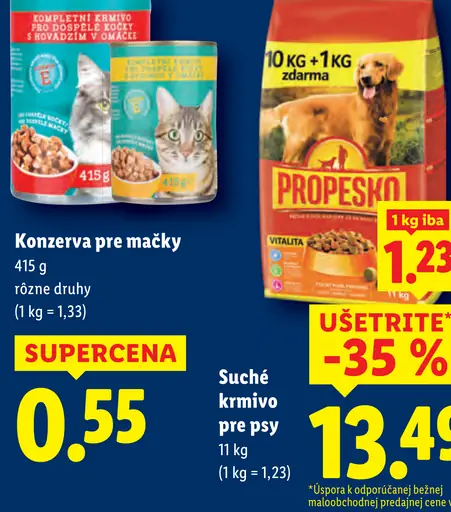 Propesko Suché krmivo pre psy