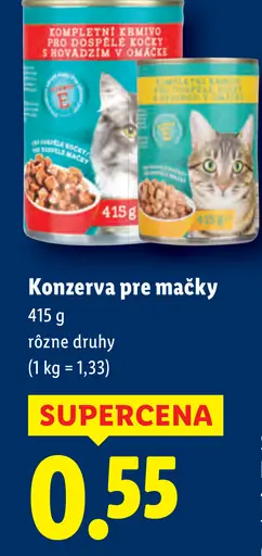 Coshida Konzerva pre mačky