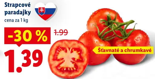 Paradajky strapcové